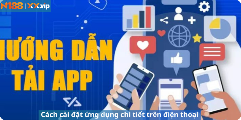 Cách cài đặt ứng dụng chi tiết trên điện thoại