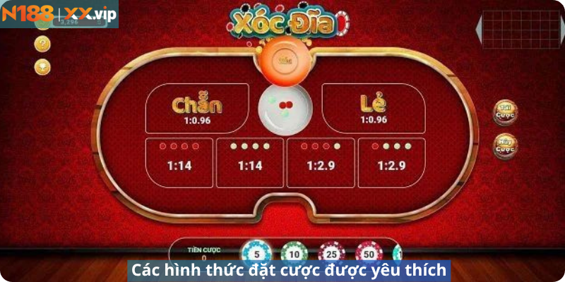 Các hình thức đặt cược được yêu thích