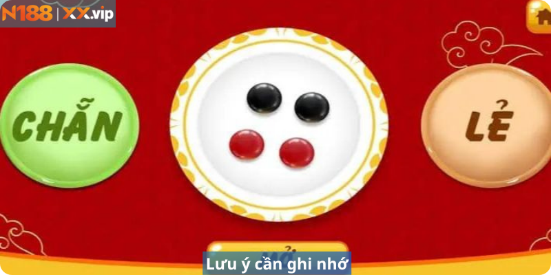 Lưu ý cần ghi nhớ